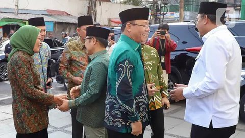 FOTO: Kunjungan Silaturahmi ke Markas PKB, Plt Ketum PPP Mardiono Minta Dukungan ke Cak Imin