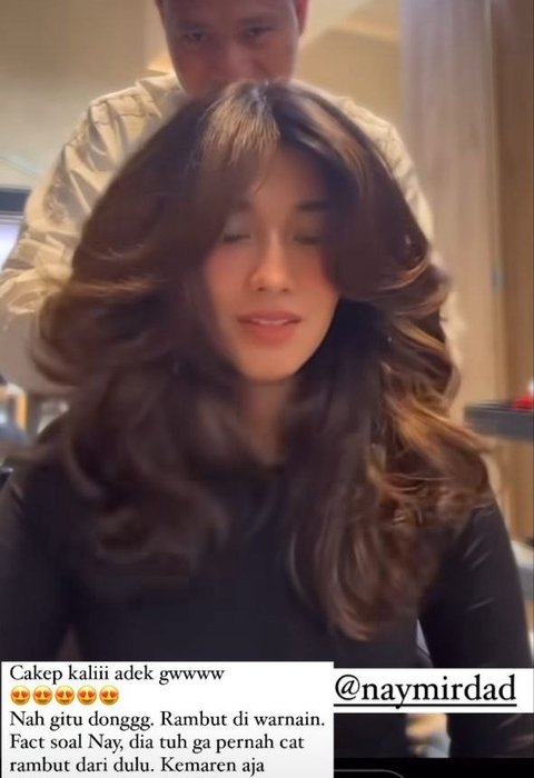 Potret Naysila Mirdad Akhirnya Mencoba Warnai Rambut, Makin Cantik Sampai Buat Sang Kakak Heboh