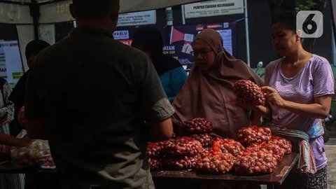 FOTO: Bawang Merah Masih Mahal, Gerakan Pasar Murah Gencar Dilakukan untuk Menekan Harga