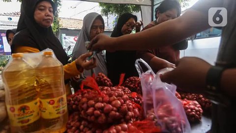 FOTO: Bawang Merah Masih Mahal, Gerakan Pasar Murah Gencar Dilakukan untuk Menekan Harga