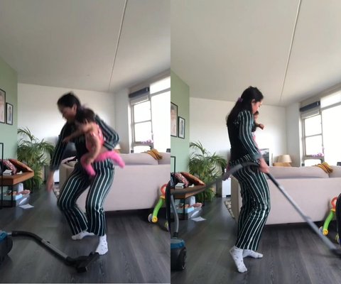Enjoy Being a Housewife, 8 Snapshots of Gracia Indri's Activities in the Netherlands from Cleaning the House to Babysitting