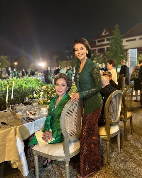 Cantik dalam Balutan Busana Kebaya, ini Potret Farah Quinn saat Hadir ke Acara Ultah Puteri Solo di Keraton Bersama Suami Bule