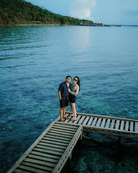 Honeymoon Again, Here are 8 Photos of Denny Caknan's Vacation to the Hidden Paradise in Northern Indonesia