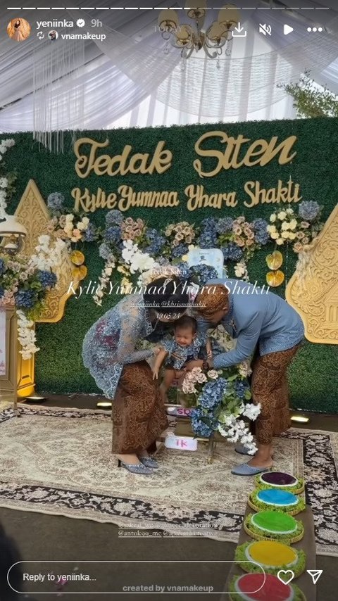 Akhirnya Terungkap, Potret Cantik Anak Yeni Inka di Acara Tedak Sinten Langsung Jadi Sorotan