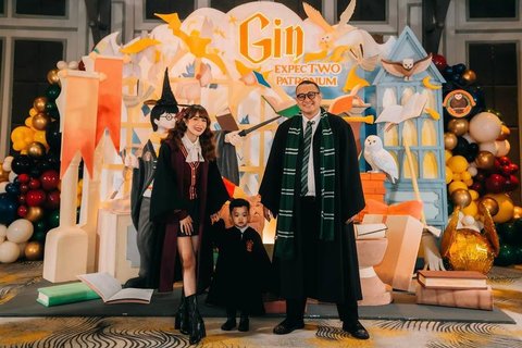 Bertema 'Harry Potter', Intip Foto-foto Keseruan Gin Anak Gilang Dirga di Momen Ultah ke-2