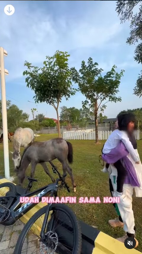 Momen Cassia Anak Chacha Frederica Ditabrak Kuda, Nangis Kencang Sampai Buat Sang Mama Panik