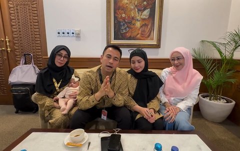 Sempat Dirahasiakan, Raffi Ahmad dan Nagita Slavina Kini Santai Tunjukan Wajah Baby Lily yang Cantik Menggemaskan