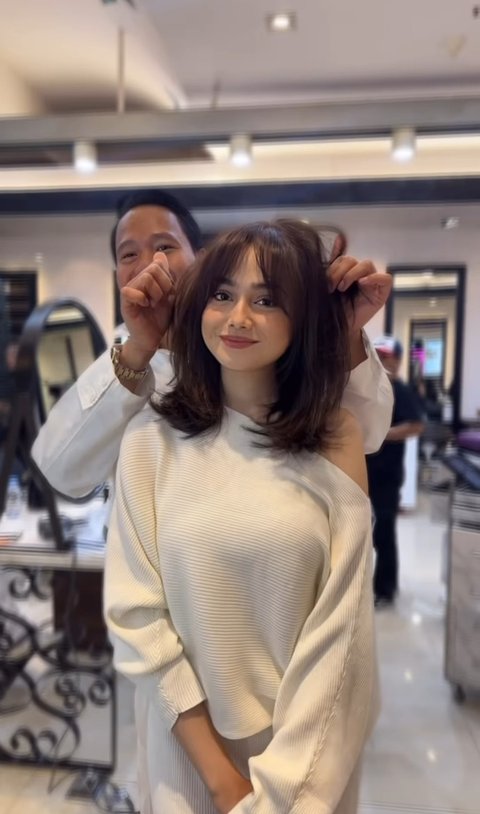 Syifa dipuji makin terlihat cantik dengan rambut pendek sepundak.