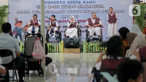 FOTO: Keceriaan Siswa SLB YPAC Jakarta di Hari Pertama Mengikuti Kegiatan Sekolah