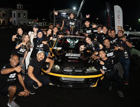 Foto-foto Al Ghazali saat Berhasil Meraih Juara 3 Ngedrift Dihadiri Alyssa Daguise,  Resmi Balikan?