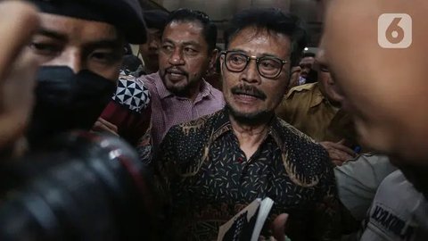 FOTO: Ekspresi Syahrul Yasin Limpo saat Berterima Kasih dan Minta Maaf usai Divonis 10 Tahun Penjara