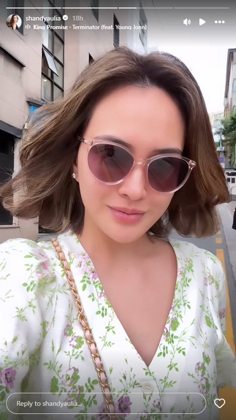 Pamer Rambut Baru di Insta Story