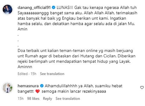 Deretan Potret Danang Pradana Lunasi Cicilan Rumah, Hemas Nura: Suamiku Hebat Banget