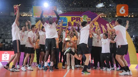 FOTO: Aksi Bhayangkara Presisi Bungkam LavAni hingga Raih Gelar Juara PLN Mobile Proliga 2024