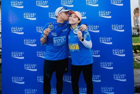 Melepas Hijab di Acara Pocari Sweat Run 2024