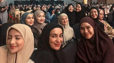 Cantik & Bikin Pangling, Potret Kimberly Ryder Tampil Berhijab saat Hadiri Kajian Bareng Teman Artis Bikin Adem