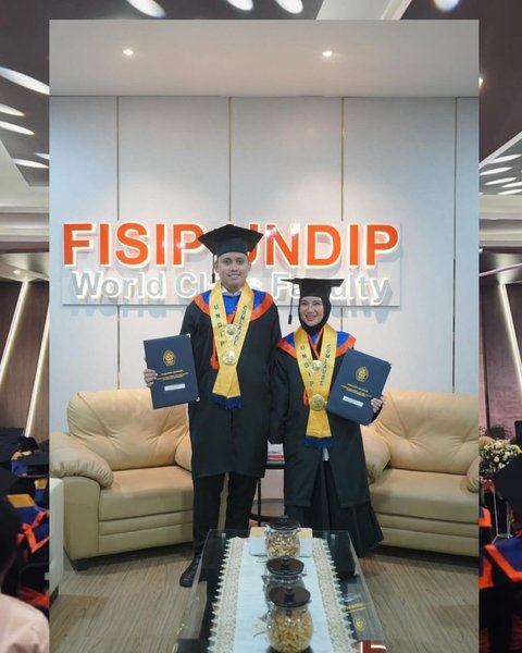 Bahagia Diizinkan Lanjut S3, 8 Foto Kompak Chacha Frederica Ketika Wisuda S2 Bersama Sang Suami