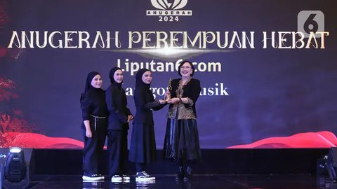 FOTO: Anugerah Perempuan Hebat 2024 dari Liputan6.com Mempersembahkan Penghargaan untuk Wanita yang Menginspirasi, Ini Penerimanya