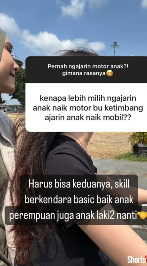 Zaskia Adya Mecca Terkejut, Putri Pertamanya Kini Bisa Kendarai Motor dengan Lancar!