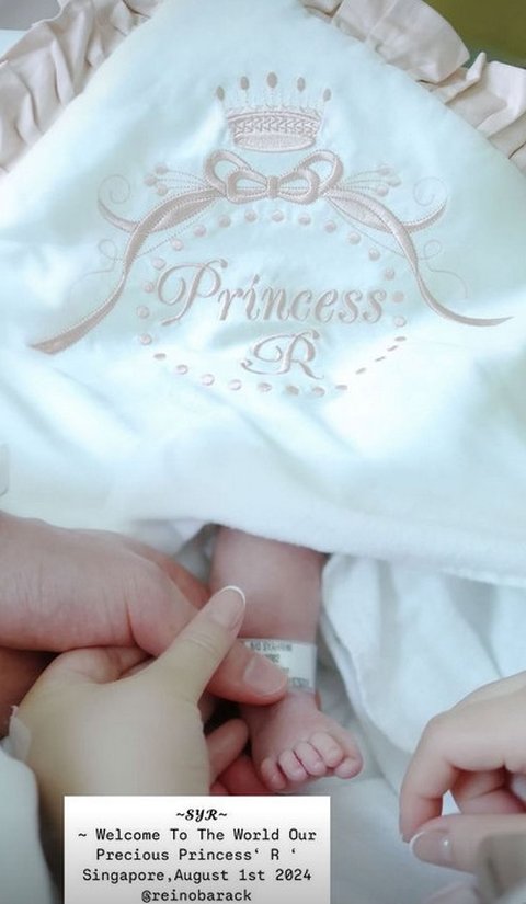 Baby Princess R yang Baru Lahir ke Dunia, Potret Anak Pertama Syahrini Akhirnya Ditunjukkan ke Publik