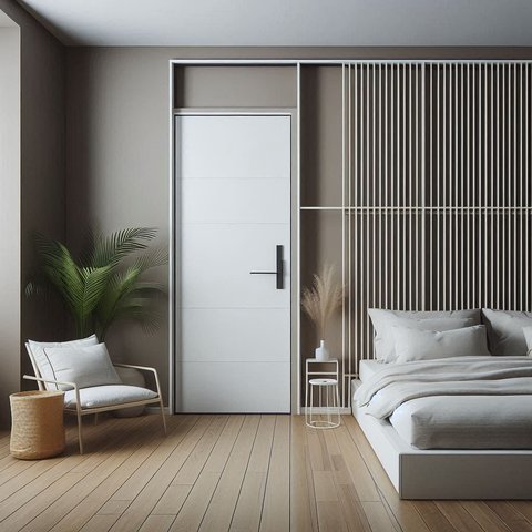8 Inspirasi Pintu Kamar Minimalis