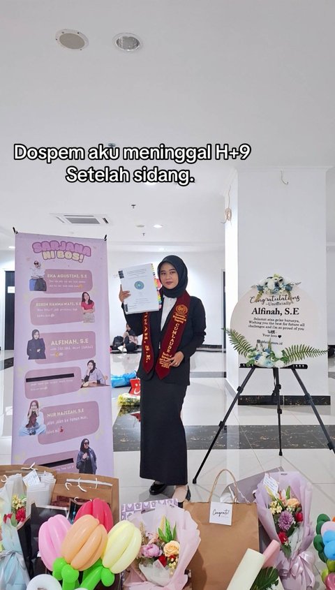 Dospemnya Meninggal Setelah Sidang, Curhatan Mahasiswi Ini Bikin Haru