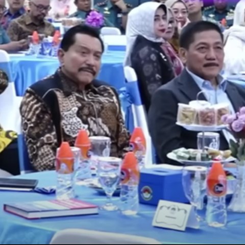 Luhut Binsar Pandjaitan di peluncuran buku Sea Power Indonesia di Era Indo Pasifik karya Laksamana TNI (Purn) Marsetio