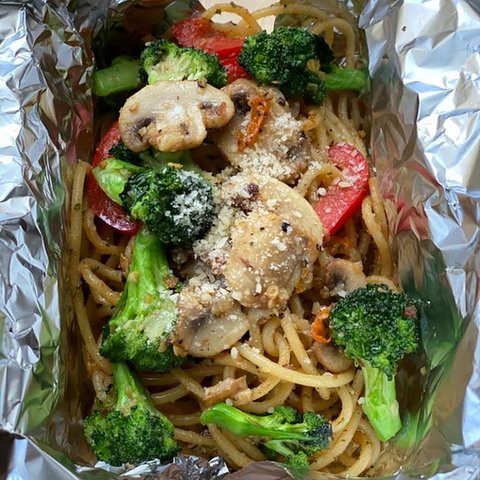 Spaghetti Ayam & Brokoli