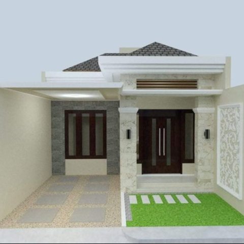 9 Model Keramik untuk Tiang Teras Depan Rumah