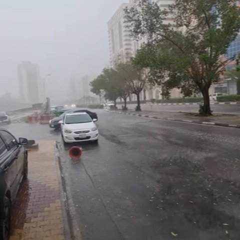 hujan di mekkah