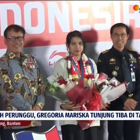 Disambut Meriah, Ini Momen Kepulangan Gregoria Mariska Tunjung yang Raih Medali Perunggu ke Tanah Air