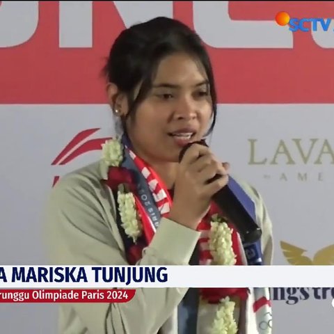 Disambut Meriah, Ini Momen Kepulangan Gregoria Mariska Tunjung yang Raih Medali Perunggu ke Tanah Air