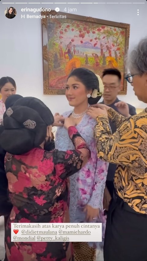 Potret Cantik Erina Gudono di Acara Tasyakuran 7 Bulanan dan Tingkeban Kehamilannya, Auranya Makin Terpancar