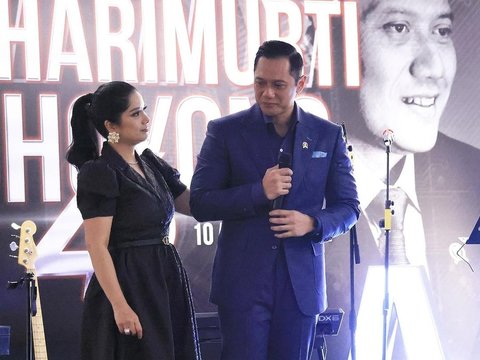 Potret Annisa Pohan Tampil Cantik di Pesta Ultah AHY, Awet Muda