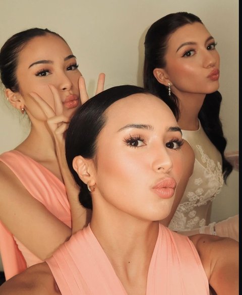 Jadi Bridesmaid di Pernikahan Cassandra Lee - Ryuken, Beby Tsabina dan Sephora Tampil Memukau