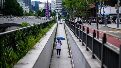 FOTO: Gelombang Panas Ekstrem Hantam Korea Selatan, Seoul Dilanda Malam Tropis 24 Hari Berturut-turut