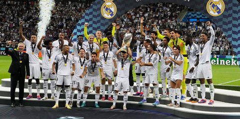 Selamat! Real Madrid Juara Piala Super Eropa 2024