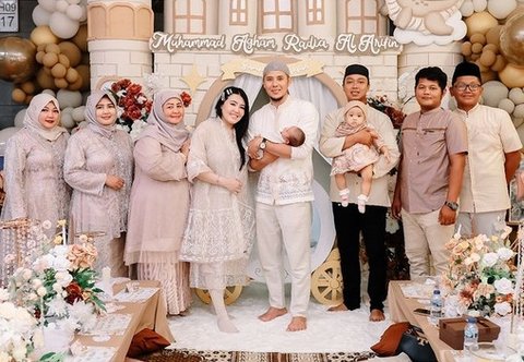 Potret Akikah Baby Agham Anak Via Vallen, Paras Cute Sang Anak Bikin Salfok