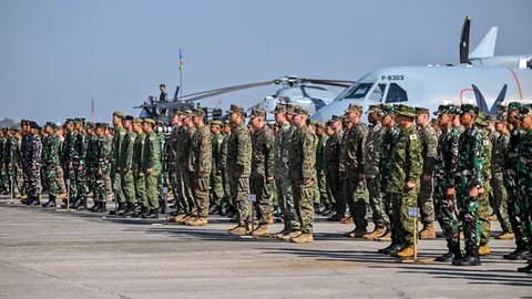 FOTO: Latihan Gabungan Super Garuda Shield 2024 Resmi Dibuka di Sidoarjo, Libatkan Ribuan Tentara dari Berbagai Negara