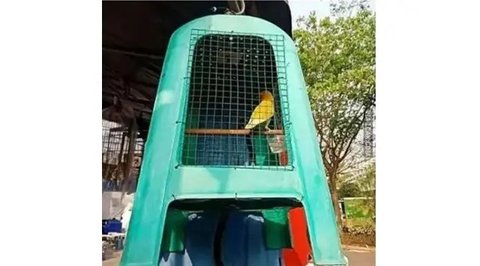 Potret kandang hewan peliharaan dari barang bekas. (sumber: Instagram/craftyfun_com via Bored Panda)