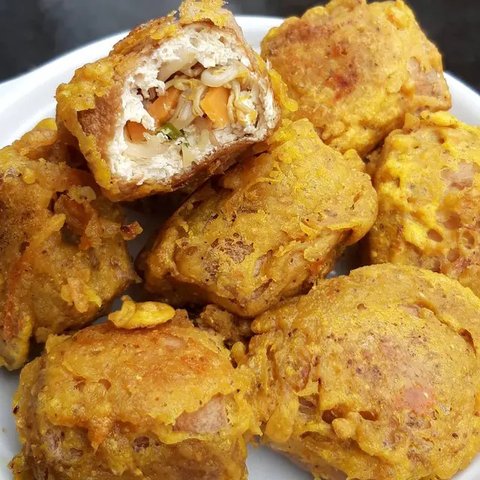 Resep pisang goreng kulit pangsit gimbal. (dok. Cookpad @cook_4968345)