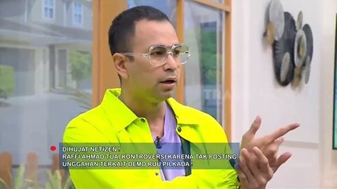 Raffi Ahmad Dituding Bungkam Soal Kawal Putusan MK, Jelaskan Pergi ke Bandung dengan Gibran Rakabuming