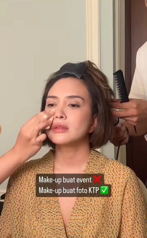 Potret Totalitas Shandy Aulia Makeup Demi Foto KTP (Sumber: Instagram/shandyaulia)