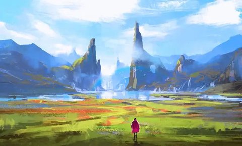 Ilustrasi Surga (SS: YT Tafakkur Fiddin)