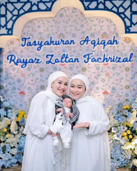 Potret kenangan Ayu Ting Ting bareng baby Zoltan keponakannya yang baru saja meninggal (sumber: Instagram/ayutingting92)