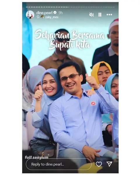 Artis Ini Dampingi Suami Maju Pilkada 2024. (Sumber: Instagram/marginw/sonyafatmala)