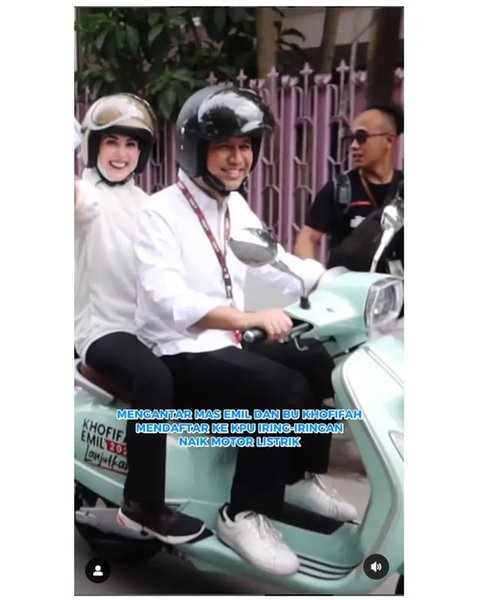 Artis Ini Dampingi Suami Maju Pilkada 2024. (Sumber: Instagram/marginw/sonyafatmala)