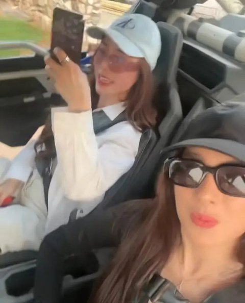 Angel Karamoy Jajal Offroad di Padang Pasir Dubai (Sumber: Instagram/realangelkaramoy)