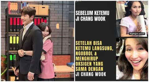 Potret Artis Indonesia Bareng Ji Chang Wook. (Sumber: Instagram/dianayulestari/ayutingting92)