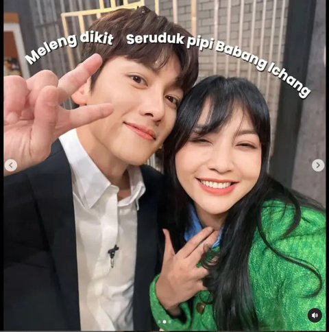 Potret Artis Indonesia Bareng Ji Chang Wook. (Sumber: Instagram/dianayulestari/ayutingting92)